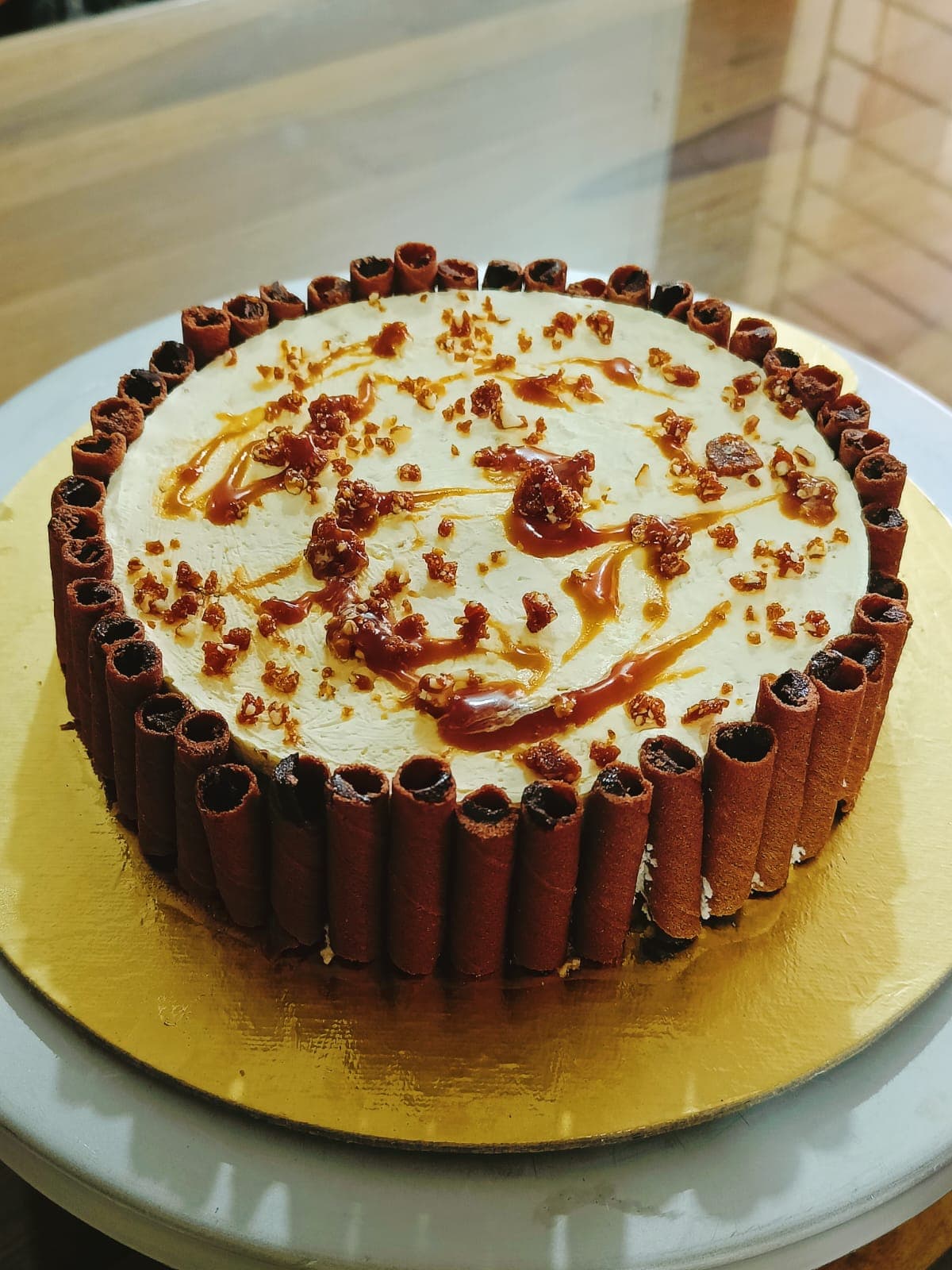 Butterscotch Ice Cream Cake