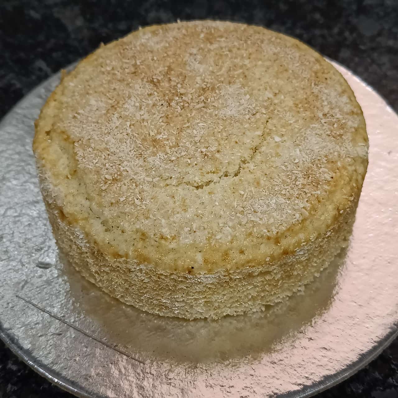 Suji Coconut Malai Cake
