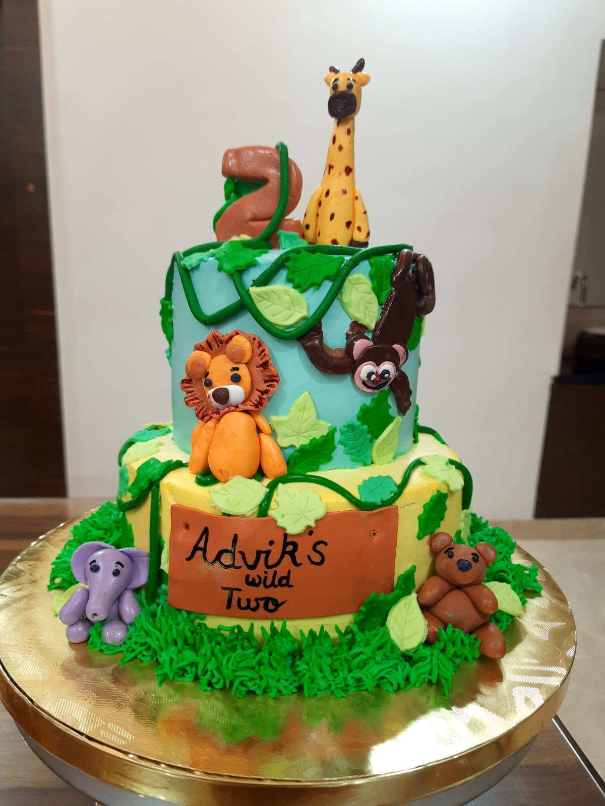 Jungle Theme Cake