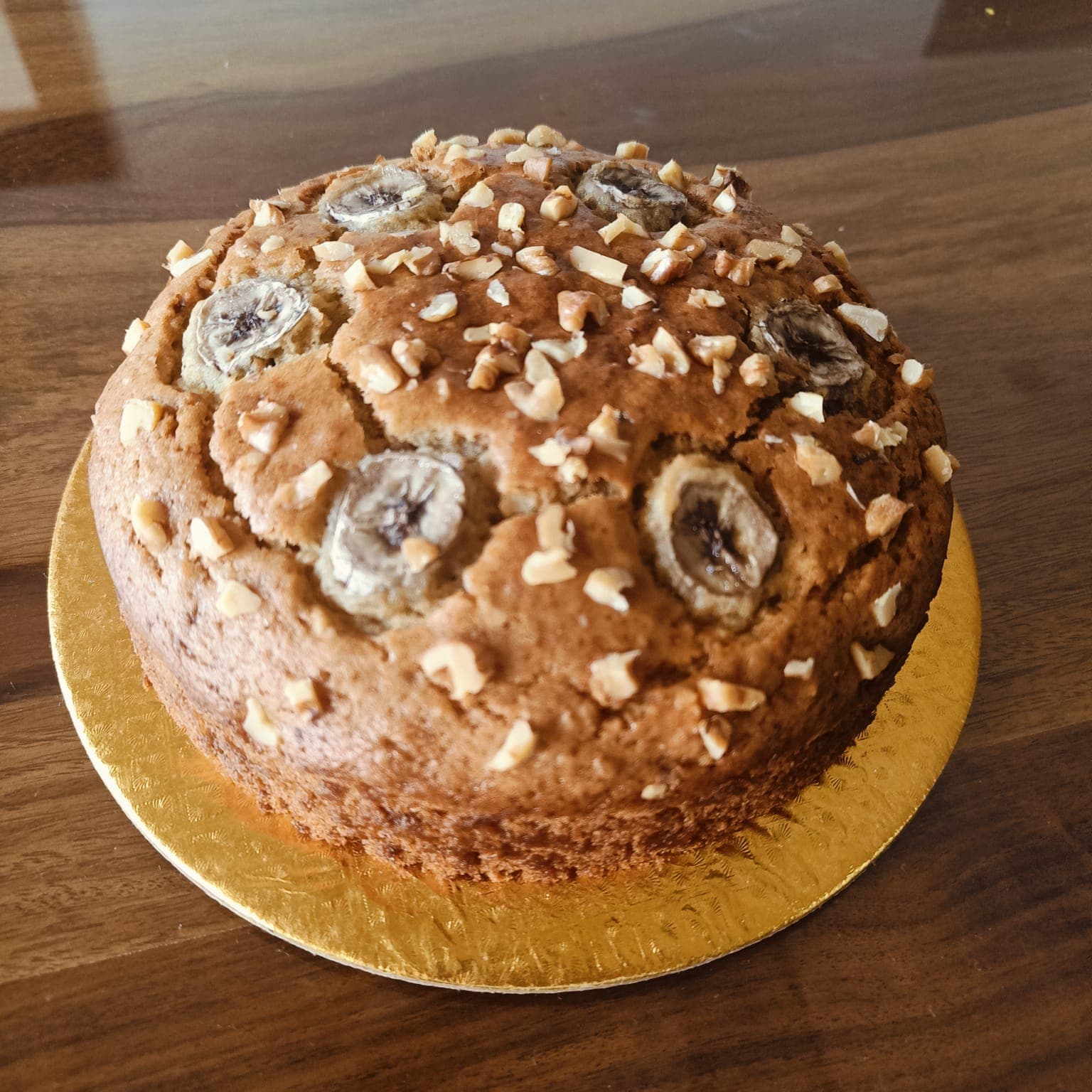 Walnut Banana Cake
